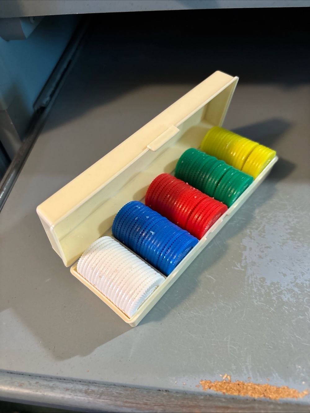 Vintage Gaming Chips Poker Portable